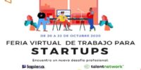 Participa en la primera Feria Virtual de Empleo para Startups