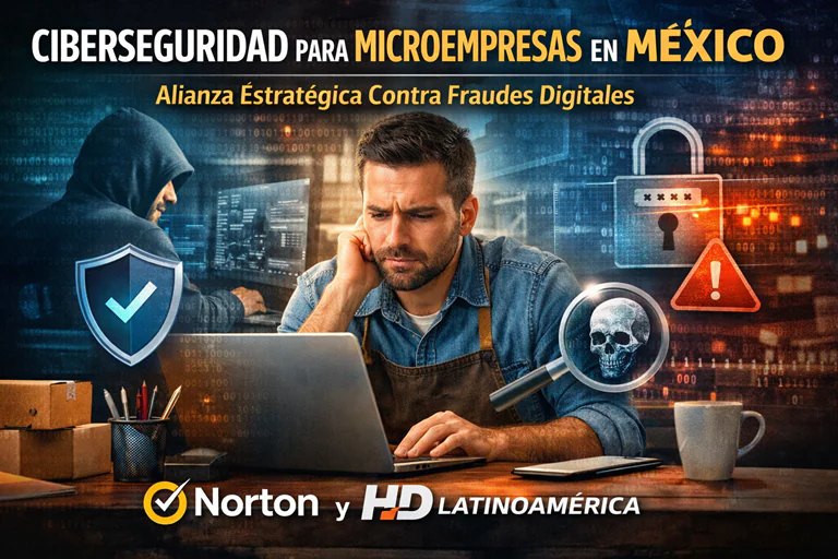 Ciberseguridad para microempresas en México: la alianza Norton–HD Latinoamérica que busca frenar fraudes digitales