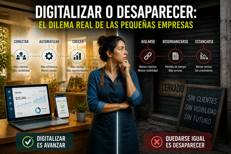 Digitalizar o desaparecer: el dilema real de las PyMEs